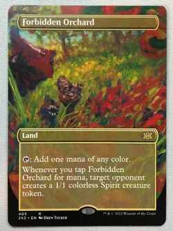 MTG Double Masters 2022 Forbidden Orchard (Borderless) 405 NM/M - Image 1