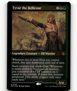 FOIL - MTG Tyvar the Bellicose (Foil Etched) 148 MOM: The Aftermath Mythic - Image 1