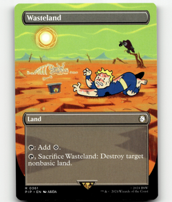MTG Wasteland (Borderless) - Universes Beyond: Fallout - Image 1