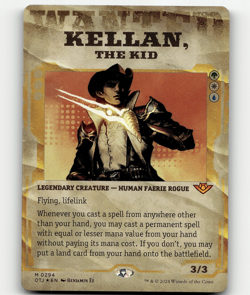 FOIL - MTG Kellan, the Kid (Showcase) 294 - Outlaws of Thunder Junction - Image 1