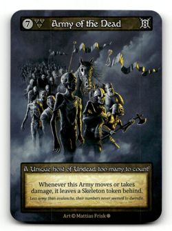 Sorcery: Contested Realm Army of the Dead (Unique) - Gothic - Image 1