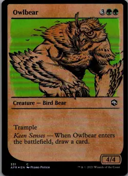 Owlbear (Showcase) C Adventures in the Forgotten Realms Foil 331 NM - Image 1