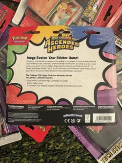 Pokemon TCG Tech Sticker Collection: Ascended Heroes 3 Pack Blister Pack - Image 2