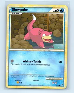 Pokemon tcg Call of Legends Slowpoke Lightly played - Image 1