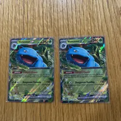pokemon 151 venusaur ex 003/165 Lot Of 2 Cards - Image 1