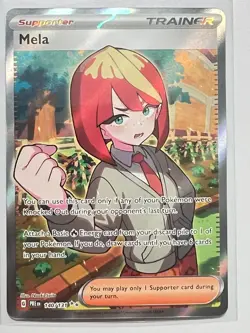 2025 POKEMON PRE EN-PRISMATIC EVOLUTIONS ULTRA RARE 140/131 MELA NEAR MINT/NM - Image 1