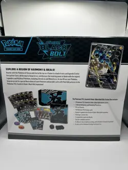 Pokemon TCG Scarlet & Violet Black Bolt ETB Elite Trainer Box - NEW Sealed - Image 2