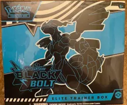 FACTORY SEALED Pokemon TCG Black Bolt Elite Trainer Box (ETB) - Image 1