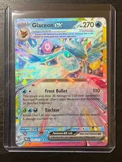 2025 POKEMON PRE EN-PRISMATIC EVOLUTIONS #026 GLACEON EX - Image 1