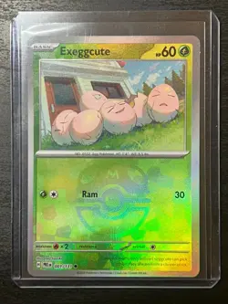 2025 POKEMON PRISMATIC EVOLUTIONS MASTER BALL REVERSE HOLO #001/131 EXEGGCUTE - Image 1