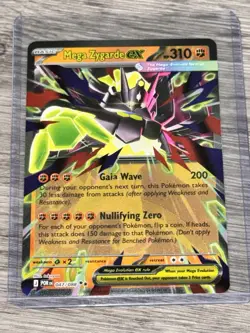 Pokemon Mega Zygarde EX 047/088 POR Full Art Ultra Rare Basic 310 HP 200 ATK Fi… - Image 1