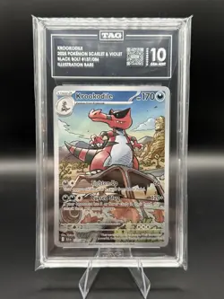 Pokemon TCG Tag 10 Krookodile 137/086 2025 Black Bolt - Image 1