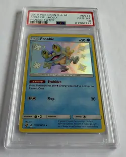 PSA 10 Froakie-Holo - Hidden Fates # SV11 2019 Pokemon - Image 2