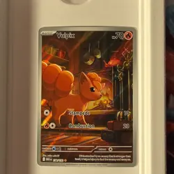 Pokemon Vulpix 138/132 ME01: Mega Evolution Illustration Rare Full Art Holo - Image 1