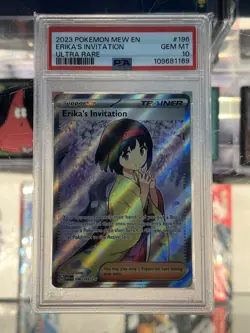 PSA 10 Erika's Invitation 196/165 Pokemon Pokemon 151 - Image 1