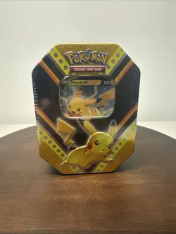 Pokemon SHSW V Powers Pikachu Tin Factory New Sealed - Image 1