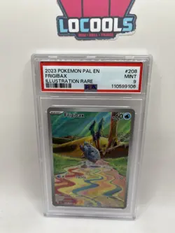 Pokemon Frigibax 208/193 Illustration Rare PAL EN Paldea Evolved PSA 9 Mint - Image 1