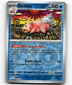 Pokemon Slowbro 043/198 Reverse Holofoil Scarlet & Violet Base Set NM/M - Image 1