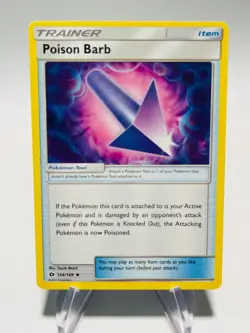 POISON BARB 2017 Pokemon Sun & Moon Uncommon POKEMON 124/149 - Image 1