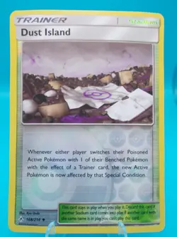 Dust Island 168/214 Sm-Unbroken Bonds Pokemon TCG Reverse Holo Near Mint/Mint - Image 1