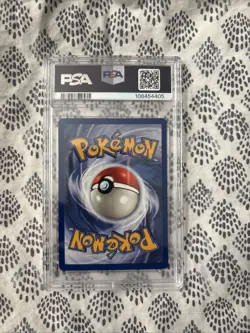 1999 POKEMON FOSSIL 10/62 LAPRAS HOLOGRAPHIC CARD #10 PSA 6 EXCELLENT-MINT HOLO - Image 2