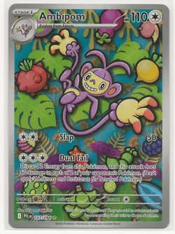 AMBIPOM 2025 POKEMON PHANTASMAL FLAMES ILLUSTRATION RARE 107/094 Q6894 - Image 1
