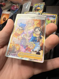 Pokemon Miss Fortune Sisters 194/196 Lost Origin Ultra Rare Full Art Holo Train… - Image 3