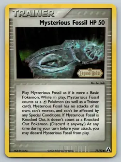 Mysterious Fossil - Reverse Holo - 79/92 Legend Maker - Pokemon TCG - 2006 - Image 1
