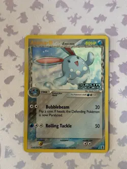2005 Pokemon Azumarill EX Delta Species Reverse Holo 19/113 NM - Image 1