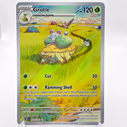 Pokemon TCG Grotle 164/162 IR Full Art Temporal Forces SV NM - Image 1