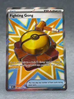 Pokemon - 168/132 Fighting Gong ME01 Mega Evolution Ultra Rare Holo NM TCG - Image 1