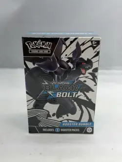 Pokemon Black Bolt TCG Scarlet & Violet Booster Bundle Factory Sealed NEW - Image 1