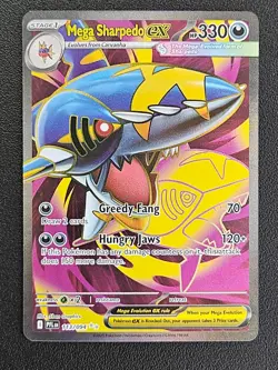 Mega Sharpedo Ex 113/094 Pokemon TCG Phantasmal Flames - NM - Image 1
