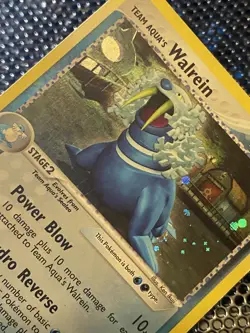 Pokemon TCG Team Aqua's Walrein Holo 6/95 Team Magma Vs Team Aqua MP - Image 2