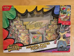 Sealed Pokemon TCG - Ascended Heroes Premium Poster Collection Mega Lucario Box - Image 1