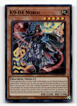 Yugioh K9-04 Noroi (UR) - Doom of Dimensions - Image 1
