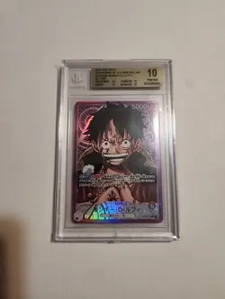 Beckett 10 2023 Japanese OP05 Monkey.D.Luffy Alt Art Leader One Piece Card - Image 1