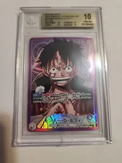 Beckett 10 2023 Japanese OP05 Monkey.D.Luffy Alt Art Leader One Piece Card - Image 2