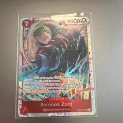 Roronoa Zoro EB04-007 One Piece CCG Holo Egghead/Straw Hat 9000 Power - Image 1