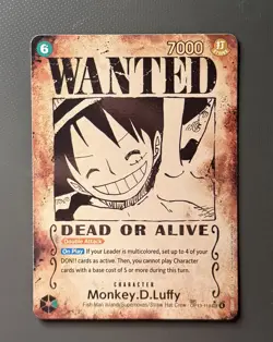 Monkey.D.Luffy (118) (Wanted Poster) OP13-118 Carrying On His Will Foil NM - Image 1