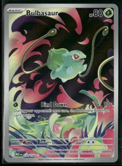 ✰ BULBASAUR 133/132 ILLUSTRATION RARE MEGA EVOLUTION POKEMON ✰ NM/M - Image 2