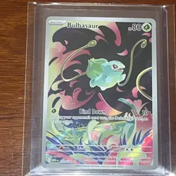 Bulbasaur 133/132 Illustration Rare Mega Evolution Pokemon Near Mint - Image 1