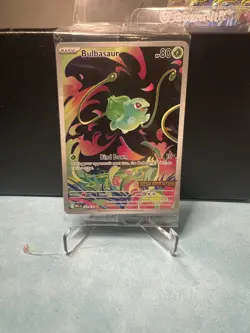 Pokemon TCG Bulbasaur Mega Evolution Stamped Illustration Rare 133/132 Sealed - Image 1