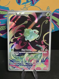 Pokemon TCG Bulbasaur 133/132 - Illustration Rare - Mega Evolution Pack Fresh - Image 1