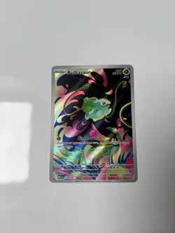Pokemon TCG Bulbasaur Mega Evolution Illustration Rare Card 133/132 - Image 1