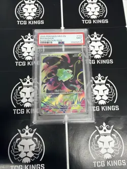 PSA 9 Bulbasaur 133/132 Illustration Rare Mega Evolution Pokemon - Image 1