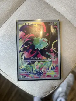 Pokemon TCG Bulbasaur Mega Evolution Illustration Rare Card 133/132 - Image 1