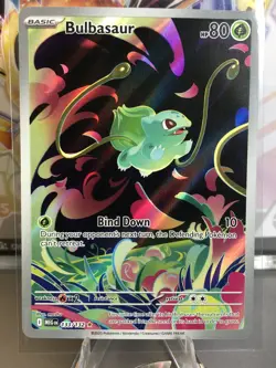Bulbasaur 133/132 - Illustration Rare - Mega Evolution - Pokemon Card NM/M - Image 1