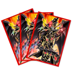 YuGiOh! Red-Eyes Dark Dragoon HOLO Character TCG Trading Card Sleeves Holo 50Pcs - Image 1