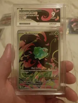 Pokemon TCG Mega Evolution Bulbasaur Card 133/132 Illustration Rare - Image 1